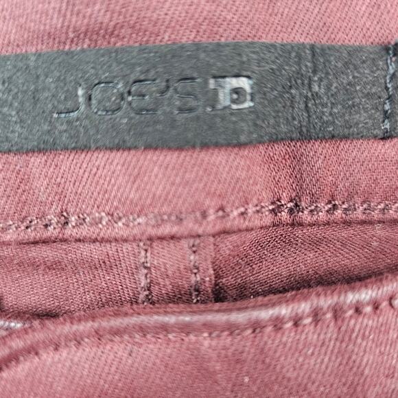 Joe’s Jeans High Rise The Callie 31 Women’s Waxed Cropped bootcut Rum Raisin - Picture 7 of 12